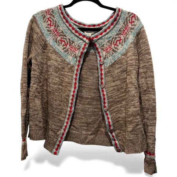 Vintage Size S Sundance Cardigan Wool Cotton Cashmere Blend Scandinavian - Picture 2 of 5